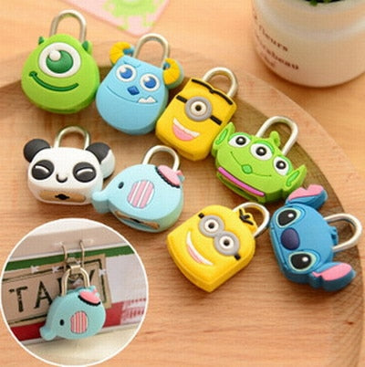 1 PCS Fashion Cute Silica Metal Mini Luggage Lock